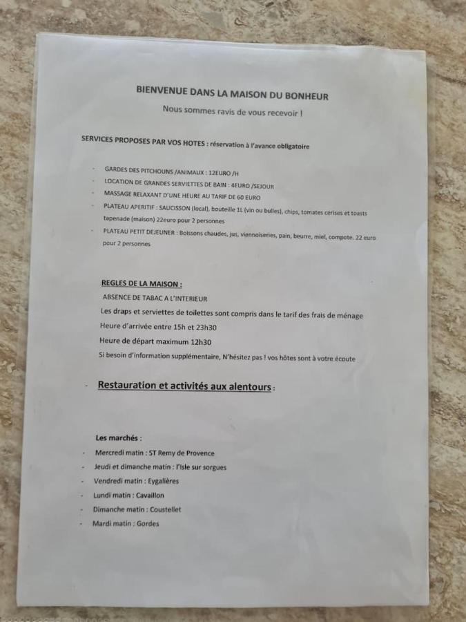 La Pause En Luberon Villa Cavaillon Dış mekan fotoğraf